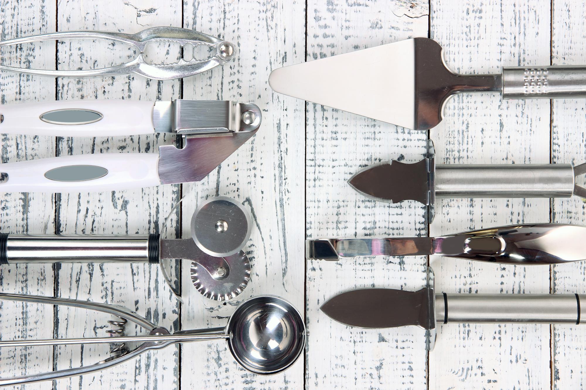 Set di attrezzi da cucina professionali